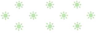 Comet Busters Glow In The Dark Sun Style Bindis (BIN1043) Forehead Green Bindis