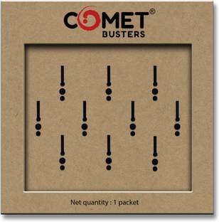 Comet Busters Beautiful Traditional Black Bindi (BV314) Forehead Black Bindis