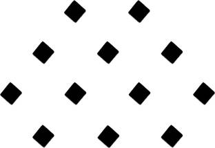 Comet Busters Handcrafted Black Square Bindis (4mm) (BV1199) Forehead Black Bindis