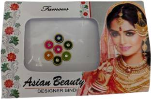 Urban Magic Round Forehead Red Bindis