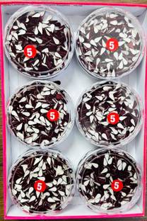 ECOMET TIALK BINDI SIZE 5 PACK OF 6 PCS FOREHEAD Maroon Bindis