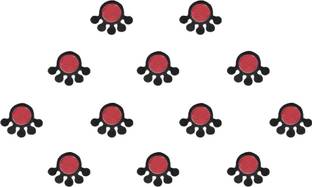 Comet Busters Round Traditional Maroon Bindi (BV284) Forehead Maroon Bindis