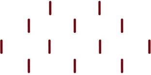 Comet Busters Long Line Maroon Bindis (8 mm) (BIN944) Forehead Maroon Bindis