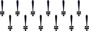 Comet Busters Traditional Black Bindi (BV355) Forehead Black Bindis