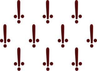 Comet Busters Traditional Handcrafted Maroon Bindi (BV262) Forehead Maroon Bindis