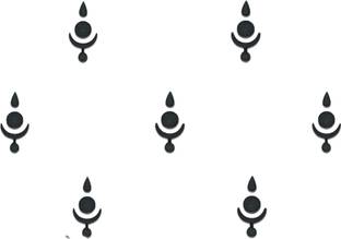 Comet Busters Handcrafted Traditional Black Bindi (BIN1038) Forehead Black Bindis