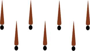 Comet Busters Beautiful Tilak Maroon Bindi With Black Dot (BV957) Forehead Maroon Bindis