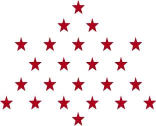 Comet Busters Handcrafted Red Star Bindis (BV1209) Forehead Red Bindis