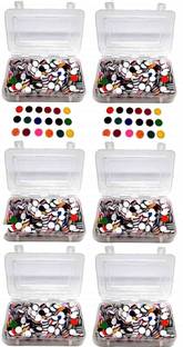 YOUNGMONK Bindis (600 Bindi in 2 Box) Forehead Multicolor Bindis