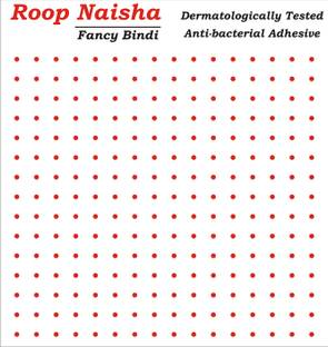 RoopNaisha Pack of 240 Bindis,Plain Red kumkum Bindis,Original velvet,size 2.5mm Forehead Red Bindis