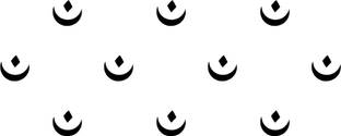Comet Busters Traditional Handcrafted Moon Shaped Black Bindi For Women (BV060) Forehead Black Bindis