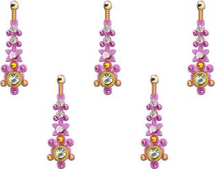 Comet Busters Designer Pink Long Bindi (BV038) Forehead Pink Bindis