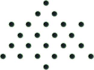 Comet Busters Green Diamond Handcrafted Bindi For Women (BV125) Forehead Green Bindis