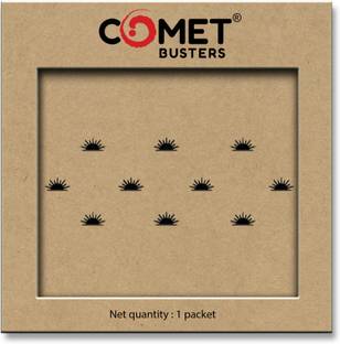 Comet Busters Traditional Sun Style Black Bindi (BIN1035) Forehead Black Bindis