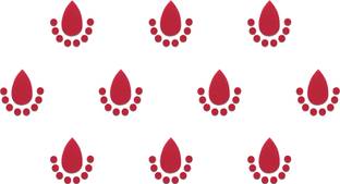 Comet Busters Traditional Handcrafted Red Bindi (BV257) Forehead Red Bindis