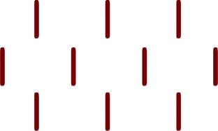 Comet Busters Handcrafted Long Line Maroon Bindi (10mm) (BV943) Forehead Maroon Bindis