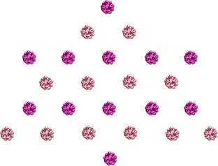 Comet Busters Pink Fancy Bindi For Women (BV120) Forehead Pink Bindis