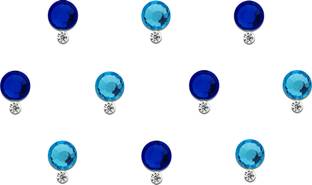 Comet Busters Beautiful Swarovski Blue Crystal Bindi (BV542) Forehead Blue Bindis