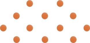 Comet Busters Round Orange Velvet Bindi (6 mm) (BV849) Forehead Orange Bindis