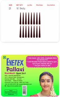 Eyetex Pallavi Sticker Kumkum Forehead Maroon Bindis