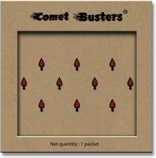 Comet Busters Tear Drop Shaped Traditional Maroon Bindi (BV293) Forehead Maroon Bindis