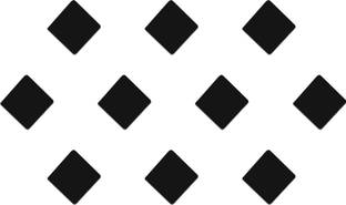 Comet Busters Handcrafted Black Square Bindis (5mm) (BV1194) Forehead Black Bindis