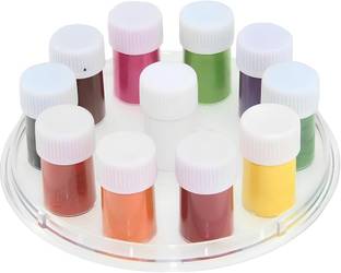 MYYNTI 11 in 1 Kumkum Bindi Girls and Women Sindoor Multicolor face,lag,hand Multicolor Bindis