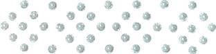 Johnnie Boy Faux pearl 3mm bindis for girls women forehead white Bindis Women White Bindis
