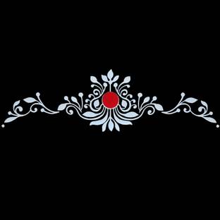 Comet Busters Handcrafted Traditional Bridal Bengali Wedding Bindi for Women Forehead Multicolor Bindis