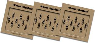 Comet Busters Handcrafted Traditional Black Bindi for Women(15mm) Forehead Black Bindis