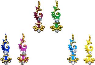Comet Busters Traditional Designer Bindi (BV044) Forehead Multicolor Bindis