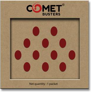 Comet Busters Basic Maroon Oval Bindis (8mm) Forehead Maroon Bindis