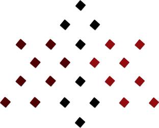 Comet Busters Handcrafted Multicolor Square Bindis (2mm) (BV1205) Forehead Multicolor Bindis