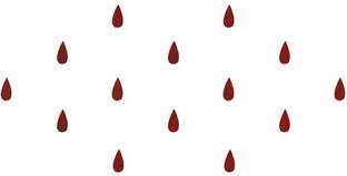 Comet Busters Basic Maroon Tear Drop Bindis (7 mm) Forehead Maroon Bindis
