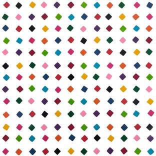 Comet Busters Basic Square Multicolor Velvet Bindis (5mm) (BIN1733) forehead Multicolor Bindis
