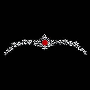 Comet Busters Traditional Bridal Bengali Wedding Bindi for Women (BIN1983) Forehead White Bindis