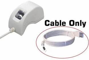 startek FM220U USB Replacement Reversible Power Sharing Original USB Cable (White) Access Control