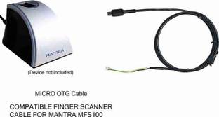 MANTRA mantra100 fingerprint scanor micro cable Access Control, Door Locks, Payment Device, Time & Attendance