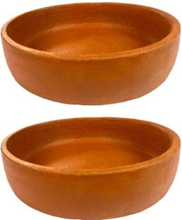 ZENRISE clay terracotta set of 2 feeder Regular Bird Bath