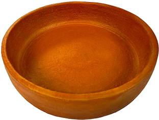 ZENRISE Terracotta birds feeding watering tub Regular Bird Bath