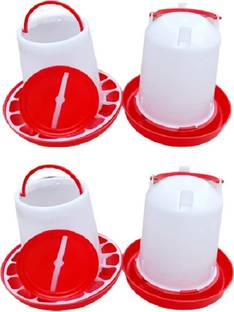 TM&W 1.5kg Feeder-2pcs & 1.5Ltr Drinker-2pcs=4pcs Window Bird Feeder