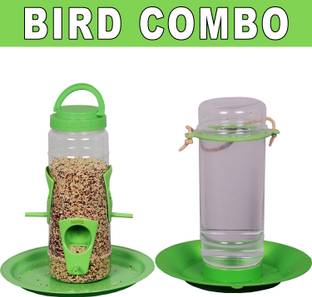Hallofeed BIRD FEEDER & DRINKER Window Bird Feeder