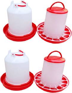 TM&W 1.5kgFed2pcs&1.5LtrDrink-2pcs=4pcs Common Bird Feeder