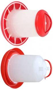 TM&W poultry chicken duck quail chicks 1.5kg Feeder-1pcs&1.5Ltr Drinker-1pcs=2pcs, Common Bird Feeder