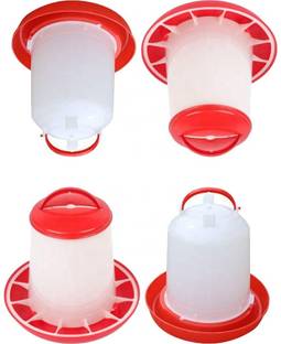 TM&W poultry equipment feeder 3 kg drinker 3 ltr combo of 4 pcs., Common Bird Feeder