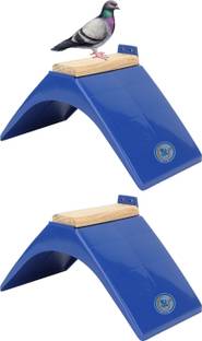 Cj farms and agritech Pigeon Perch Pole Mount Bird Feeder