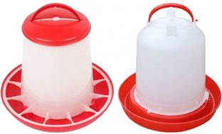 TM&W poultry equipment drinker and feeder combo of 2 pcs 1.5 kg 1.5 ltr., Common Bird Feeder