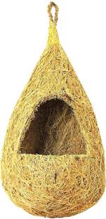 ZENRISE Arch style coir bird nest for sparrow and pet Bird House