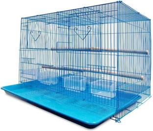 Animaux (2 Feet) BLUE Partition Bird cage for Rabbit and Small Pets Bird House