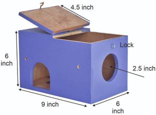 GO7 Squirrel House Purple Colour Bird House